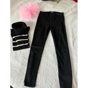Hudson Denim - Nathalie Super Skinny black jeans size XS